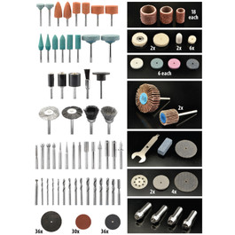 Accessory Set for Rotary Tools
